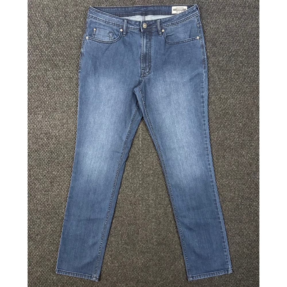 Buffalo David Bitton Jackson Jeans Mens 34x34 Slim Straight Stretch Denim